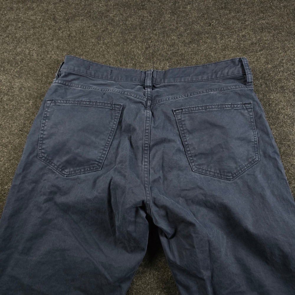 Flint & Tinder Straight Fit 365 Pants Navy Blue Cotton Stretch Chino Men's 34x32 - Picture 6 of 16